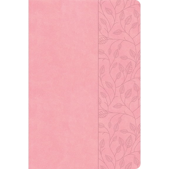CSB Large Print Thinline Bible, Value Edition, Soft Pink Leathertouch, (Hardcover)