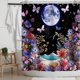 thumbnail image 1 of Cortina de ducha impermeable Moon Floral 180x180 cm, 1 of 3