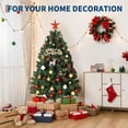 thumbnail image 4 of Árbol de Navidad artificial frondoso - 758 ramas de pino realistas, fácil montaje, base metálica plegable - Ideal para decoración navideña en hogar, oficina, hotel - Verde - 6FT, 4 of 8