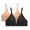 Black; Deep Glow, variant on Originals Women's Stretch Triangle Bra, 2-Pack