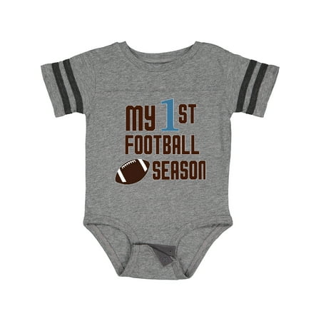 

Inktastic My First Football Season Gift Baby Boy or Baby Girl Bodysuit