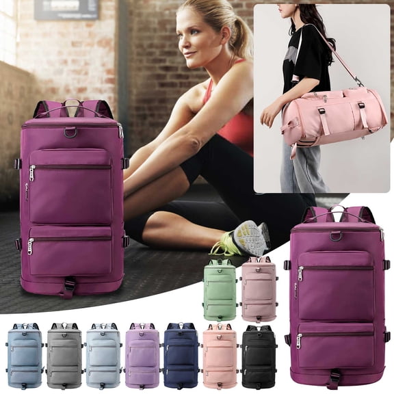 Duffle Gym Backpack Large Capacity Lightweight Backpack Fitness Mountaineering Workout Leisure for Men Women by MPOISVA