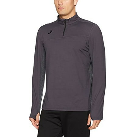 Asics Sports Half Zip Pullover For Men Long Sleeve Shirt Motion Dry Tech Running Gear Shirts For