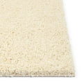 thumbnail image 4 of Well Woven Madison Shag Plain Modern Solid Vanilla Thick Shag 5' x 7'2" Area Rug, 4 of 7