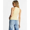 thumbnail image 4 of Billabong Women's Tomboy Stretch Ribbed Tank Top Tee T-Shirt (Large, Yellow), 4 of 5