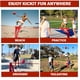 thumbnail image 5 of Set de juego de fútbol y tenis Kickit portátil con red y pelota, 5 of 9