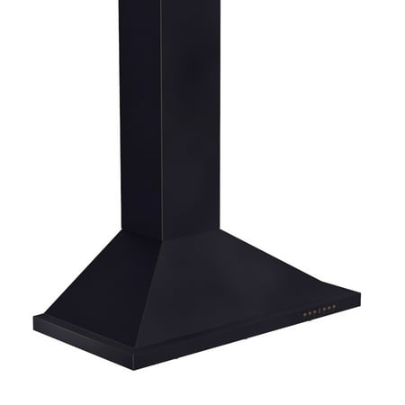 ZLINE - Designer Copper 36" Externally Vented Range Hood - Oil-Rubbed Bronze With Copper Accents