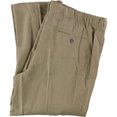 thumbnail image 2 of Tasso Elba Pantalones casuales con cordón de lino para hombre, marrón, 2XLTW x 35L, 2 of 2