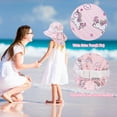 thumbnail image 7 of 2 Pack Toddler Baby Sun Hat Kids UPF 50+ UV Protection Summer Hats for Boys Girls Adjustable Beach Hats with Bucket Wide Brim Age 1-6 Years, 7 of 7