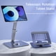 thumbnail image 5 of Soporte de escritorio giratorio 360 Soporte de tableta plegable ajustable para iPad (gris) Likrtyny Para estrenar, 5 of 8