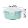 thumbnail image 2 of JeashCHAT Food Storage Container with Airtight Lid for Refrigerator, Leak Proof Round Lunch Bento Box Plastic Mini Food Storage Box , Blue, 2 of 4