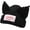 Black, variant on Cat Ear Hat Cute Beanie Hat Knit Wool Cap Warm Slouchy Crochet Hat