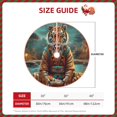 thumbnail image 2 of Disketp Pond Meditating Tiger Christmas Tree Skirt, Christmas Tree Decorations, Christmas Decor, Tree Mat Decoration(30-48IN)-48", 2 of 6
