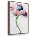 thumbnail image 3 of Paris Poppy II Framed Premium Gallery Wrapped Canvas - Ready to Hang - 27 x 41 - Walnut Floating Frame, 3 of 9