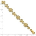thumbnail image 3 of 14k Yellow Gold Starfish & Sand Dolloar Bracelet, 3 of 7