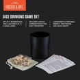 thumbnail image 4 of Foster & Rye Dice Drinking Game Set for Adults with Game Instruction Cards, 4 of 5