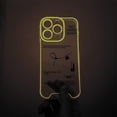 thumbnail image 6 of Luminous Night Light Sports Shoes Brand Phone Case for iPhone 14 13 12 11 Pro Max Plus Phone Cover ins Soft TPU Cover-Blue for 11, 6 of 7