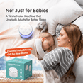 thumbnail image 6 of VAMOUT Sound Machine with Rgb Night Light, 34 Soothing Sounds & Timer Function, Rechargeable White Noise Machine for Adults Baby Kids Sleep, Perfect for Home Office Travel, 6 of 8
