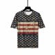thumbnail image 4 of Tops de mujer Moda Casual Blusa suelta Bandera del Día de la Independencia Impresión de cuello redondo Camiseta Camisas Blusa Camiseta estampada Pompotops hfajkhk129814, 4 of 9