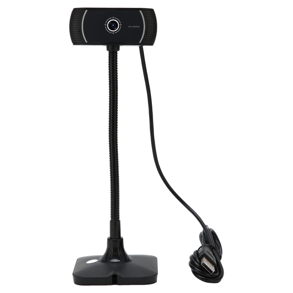 WINDLAND Streaming Webcam With Noise Canceling Microphone 30FPS 720P Lens For Remote Work Online Teaching