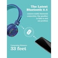 thumbnail image 4 of iClever BTH03 Auriculares Bluetooth para Niños, Luces LED Coloridas, Tiempo de Reproducción 35H, Bluetooth 5.4, Carga Rápida Tipo C, Volumen Seguro, Micrófono de Sonido Estéreo, Auriculares Inalámbric, 4 of 5