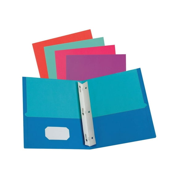 Oxford Twisted - Dossier de Poche - Largeur de la Colonne Vertébrale : 0.8 Po - pour Lettre Taille A (8.5 Po x 11 Po) - Capacité: 135 Feuilles - Couleurs Assorties (Lot de 20)
