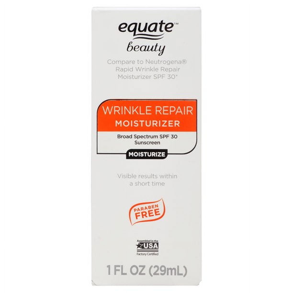 Equate Wrinkle Repair Moisturizer for Face with SPF 30 Sunscreen