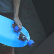 Surfeeling USA Snap Surf Style Carving Skateboard with 70mm Dia. Wheels - Ultra Blue