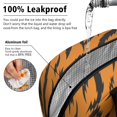 thumbnail image 5 of Insulated Lunch Bag for Women, Floral Print Oxford Fabric Lunch Box, Leakproof Thermal Cooler Tote for Work, School & Picnic, Leopard Animal Print, 5 of 5