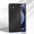 thumbnail image 1 of Ultra Delgado Caso Del Teléfono iPhone 11/12 Pro Max Borde Recto Cuadrado Suave TPU A Prueba De Golpes 12 Chapado Mate, 1 of 4