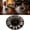 F Halloween Illusion Rug, variant on Halloween 3D Optical Illusion Rug, Round Black Cat Vortex Floor Mat with Non-Slip Backing and Soft Fabric Surface for Bedroom, Entryway, Living Room, Dorm or Party Decor