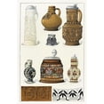 thumbnail image 3 of Edouard Garnier 17x24 Black Modern Framed Museum Art Print Titled - Pl.20 Ceramics Dictionary (1893), 3 of 5