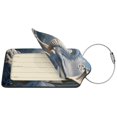 thumbnail image 4 of Rocae Mountain White Dragon for Leather Luggage Baggage Tags ID Label Privacy Cover ID Label with Stainless Steel Loop and Address Card, 4 of 5