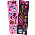 thumbnail image 1 of American Greetings Monster High Party Sticker Strip Fun Pack Favours, Paper, 6" x 1", Pack of 8, 1 of 2