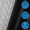 thumbnail image 4 of Mainstays Metallic Blackout Window Curtains Panel Set, Green Sage, 27.5" W x 84" L, 4 of 7