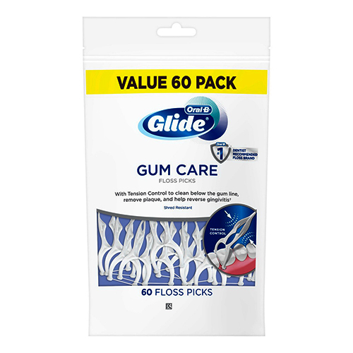 Oral B Glide Gum Care Floss Picks, 60 Ea, 3 Pack