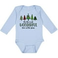 thumbnail image 3 of Inktastic It's the Most Wonderful Time of the Year Fun Christmas Trees Boys or Girls Long Sleeve Baby Bodysuit, 3 of 5