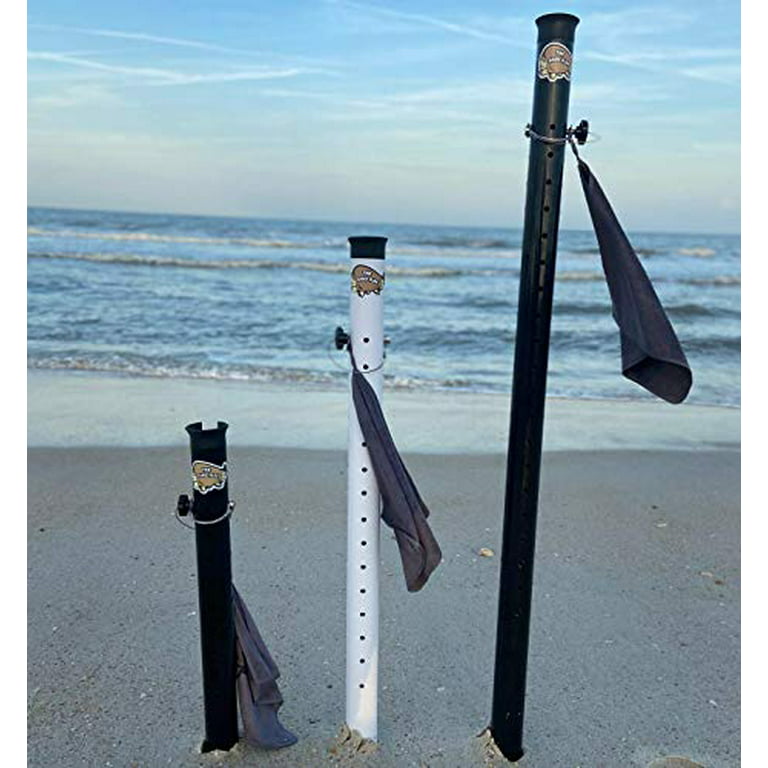 Sand Flea Surf Fishing Rod Holder Beach Sand Spike. 2, 3 or 4 Foot Lengths.  Made from Impact and UV Resistant PVC. 100% USA Made. (Black, 2), Fish  Holders -  Canada
