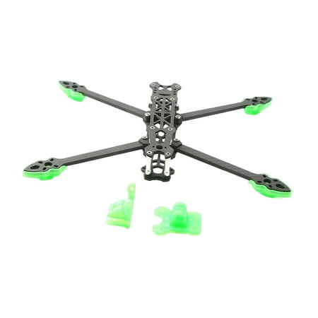 Drone Frame, Arm Quadcopter Frame, Flying Toy Accessories Parts for fpv 7" with 5mm Arm green