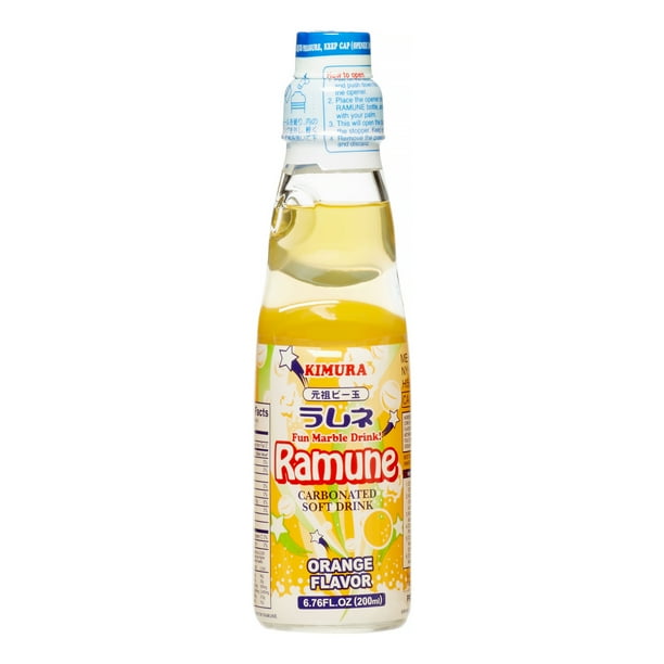 Kimura Ramune Orange, 6.76 Fl Oz