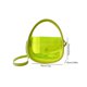 thumbnail image 5 of Bolso bandolera de PVC de color sólido transparente para mujer para fiesta (verde), 5 of 8