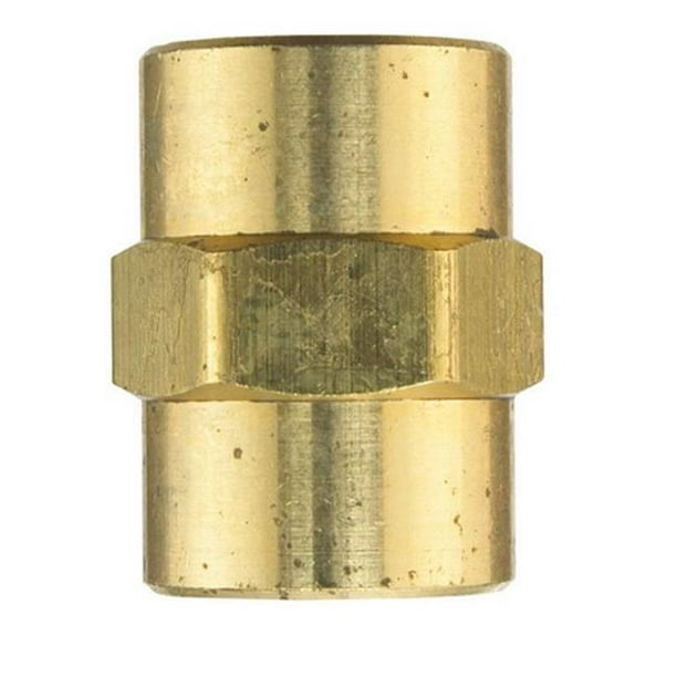 0.12 in. Coupling in Yellow Brass pack of 10