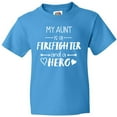 thumbnail image 3 of Inktastic My Aunt is a Firefighter and a Hero Youth T-Shirt, 3 of 5