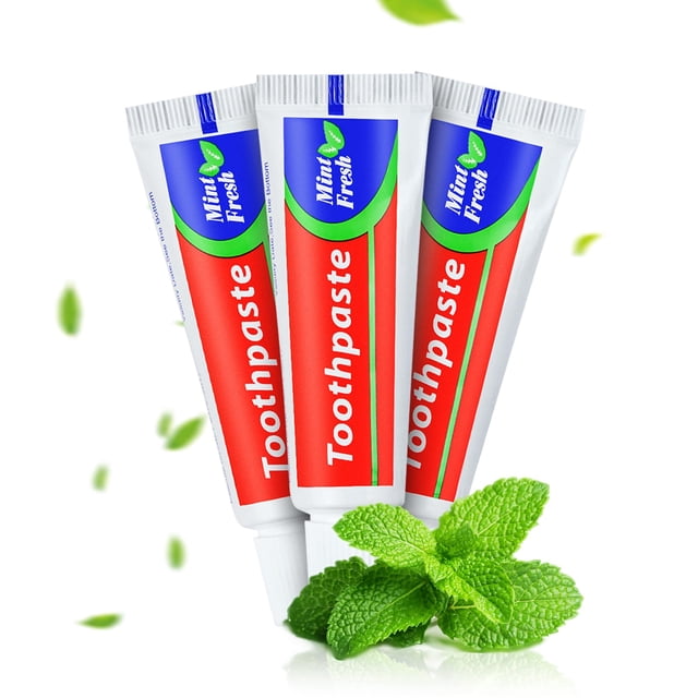 Pasta de dientes HAIFORVA, 60 tubos, 25 g, tamaño viaje, menta
