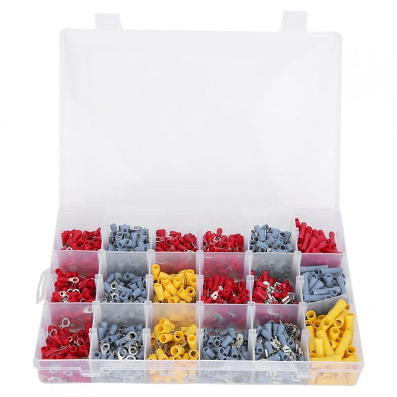 Electrical Wiring Connector,1200Pcs Electrical Wire Terminal Electrical Wire Crimp Insulated Electrical Terminal True Excellence