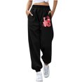 thumbnail image 1 of Pantalones Estampados Con Bolsillos Sueltos En La Cintura Elásticos Informales Para Mujer A La Moda Odeerbi ODB-6, 1 of 7