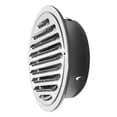 thumbnail image 2 of Campana extractora de acero inoxidable, pared exterior, ventilación de cabeza plana, campana extractora, tubo de escape, salida de aire, cubierta de ventilación de acero inoxidable 304 (127mm) brillar Electrónica, 2 of 5