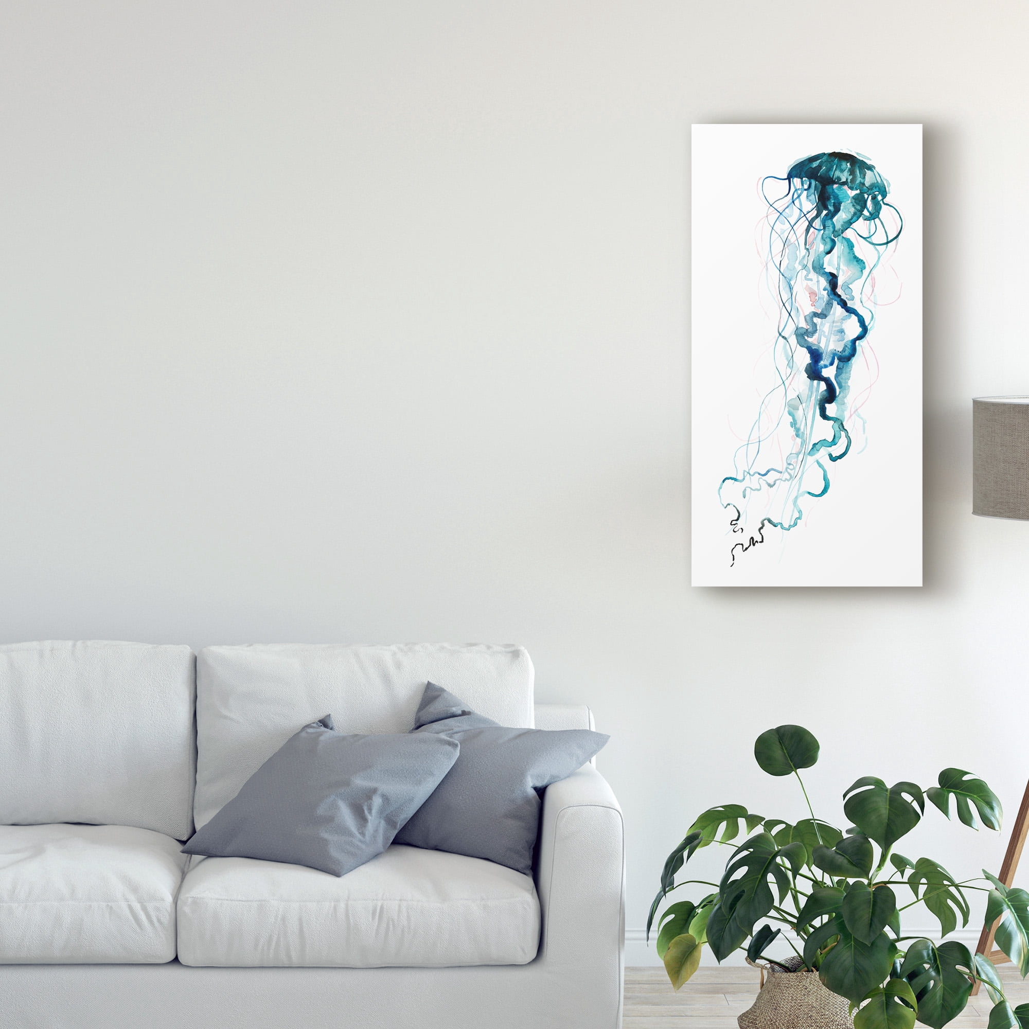 Trademark Fine Art 'Electric Tangle I' Canvas Art by Grace Popp