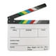 thumbnail image 1 of Clapboard de Director de Orgánico Acrílica de 11.7x9.6x0.7 Pulgadas para Cortar Escenas con Barras, 1 of 7
