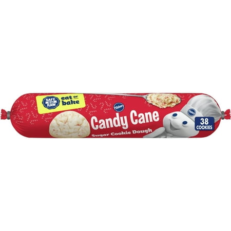 Pillsbury Candy Cane Refrigerated Cookie Dough, 30oz